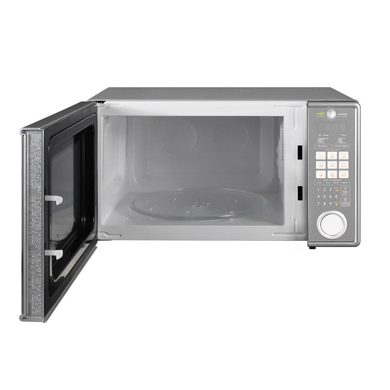 Microondas Daewoo Kor142hm 1.4pies Acabado Espejo Decorado Floral