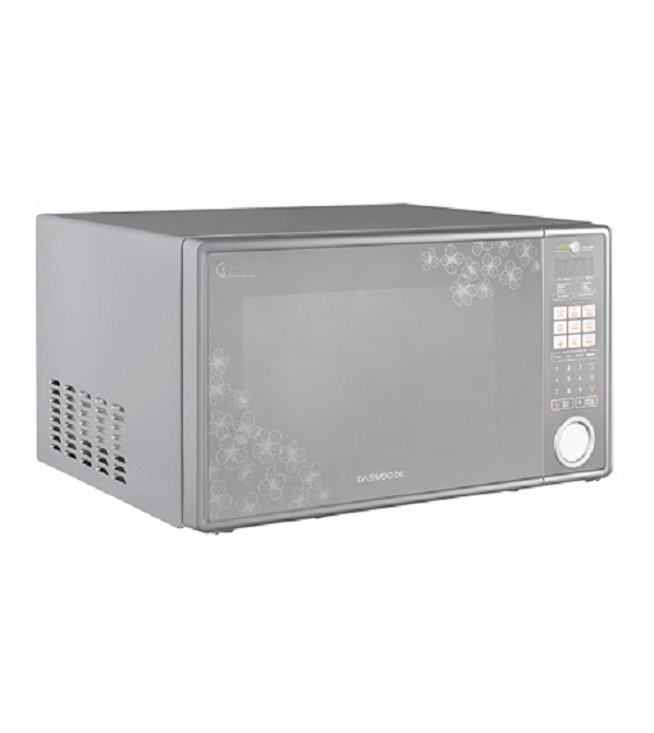 Microondas Daewoo Kor142hm 1.4pies Acabado Espejo Decorado Floral