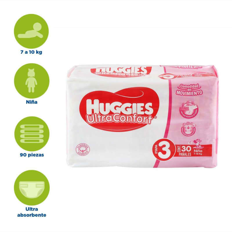 pañales etapa 3 huggies ultraconfort