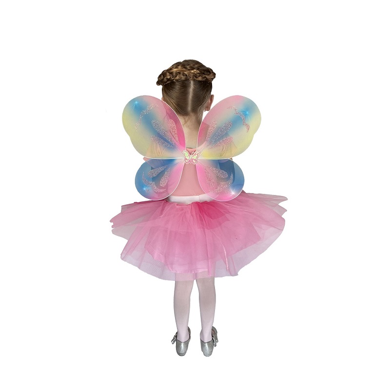 Disfraz de Hada Mariposa con Alas para Niñas Festival Navidad Animalitos - DISFRACES TuDi