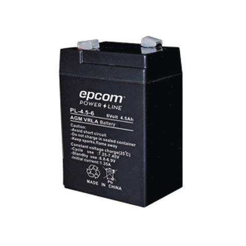 Bateria Epcom De 6 Vdc A 4.5 Ah