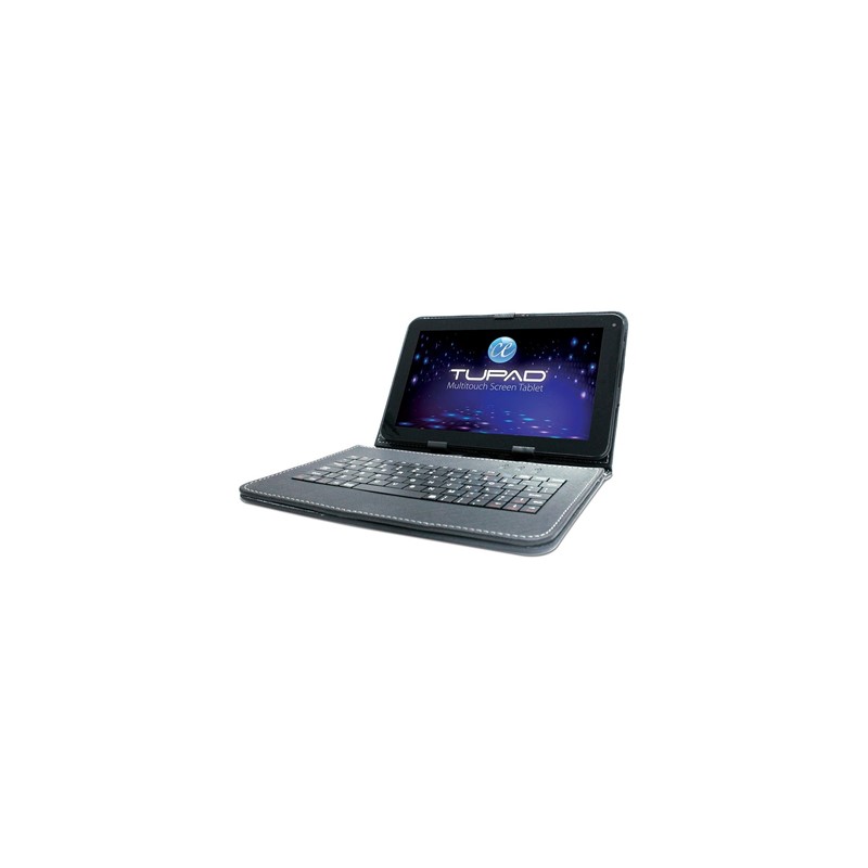 Tablet Computadora Con Teclado Multi Táctil Tupad TU29679-58 - Negro