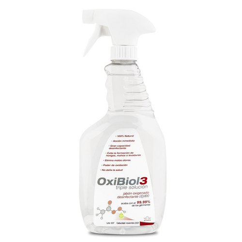 Triple Solucion Jabon Desinfectante Liquido 1 L Oxibiol 3