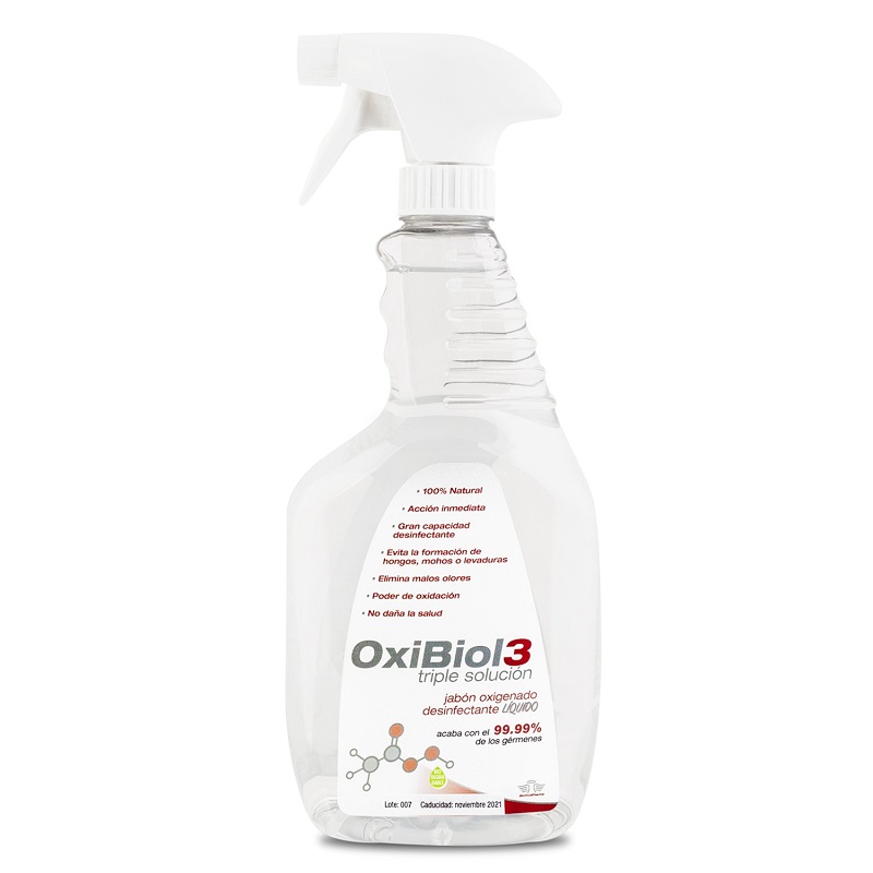 Triple Solucion Jabon Desinfectante Liquido 1 L Oxibiol 3