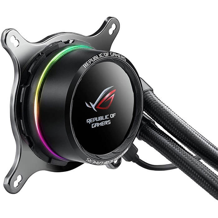 Disipador Ventilador Asus ROG RYUO 240 RGB Pantalla Enfriamiento Liquido