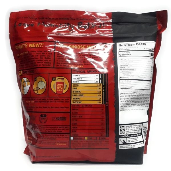 Proteína Mutant Whey, 5 libras, sabor a Galletas y Crema