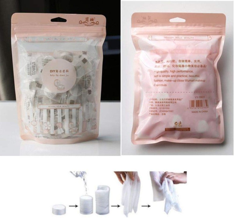 50 Mascarillas Facial Comprimida Pastilla Desechable para el Cuidado de la Piel