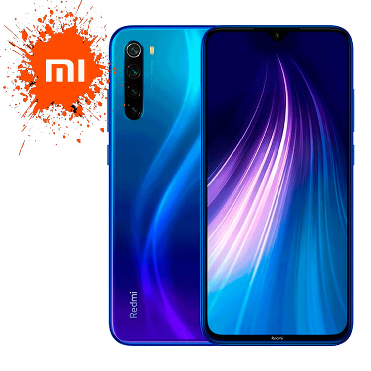 Celular Xiaomi Redmi Note 8 64gb Ram 4gb Quad Cámara 48mp Desbloqueo - Azul