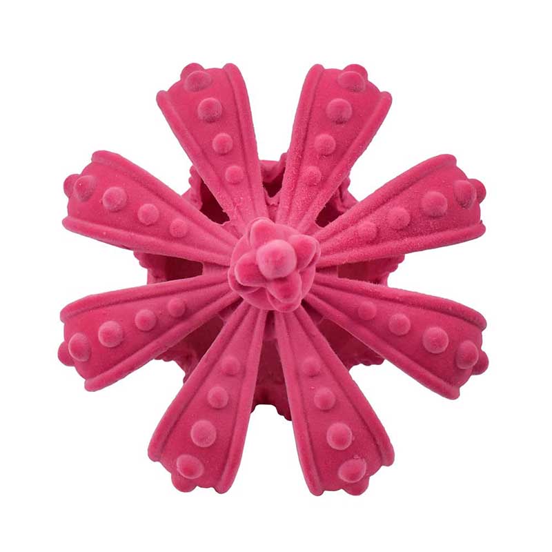 Figura Decorativa Corona Terciopelo Fucsia Love and Lemons