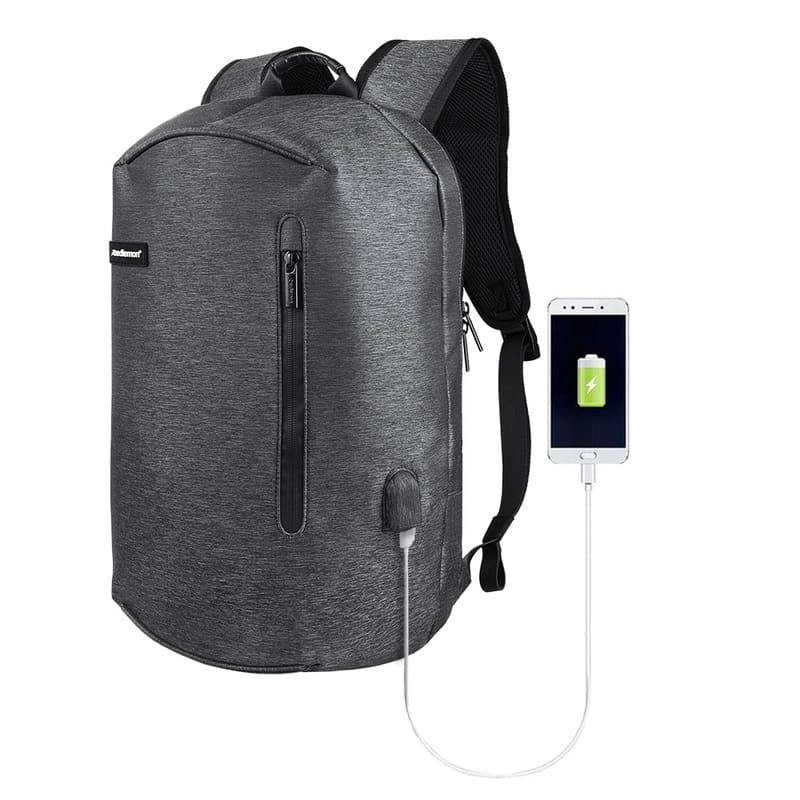 Mochila Antirrobo Impermeable para Laptop Puerto USB Redlemon