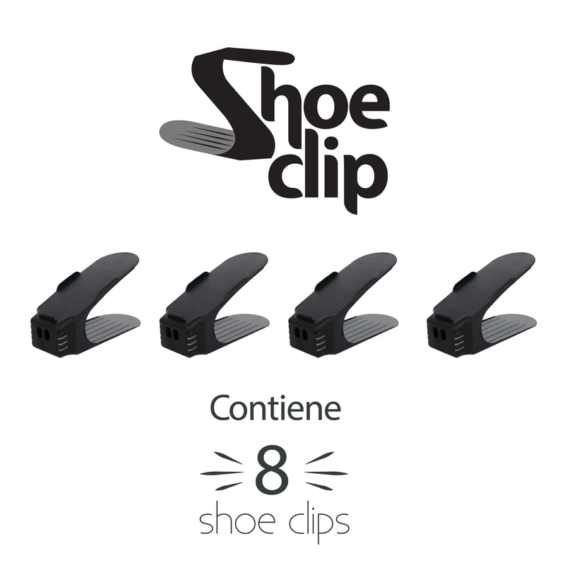 Organizador de Zapatos pares Zapatera 8 piezas Shoe Clip