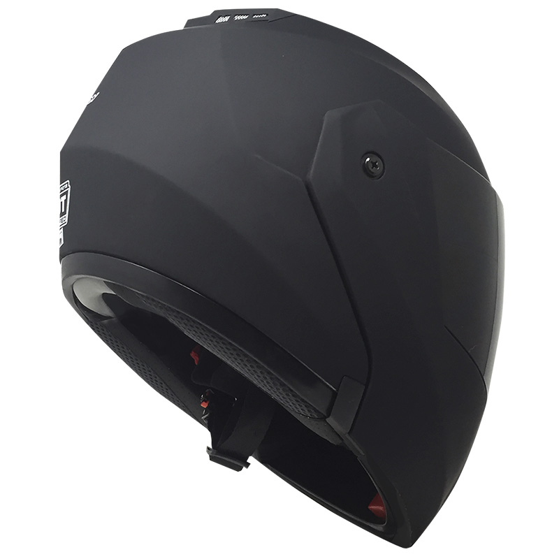 CASCO KOV STEALTH NEGRO MATE ABATIBLE MICA HUMO 