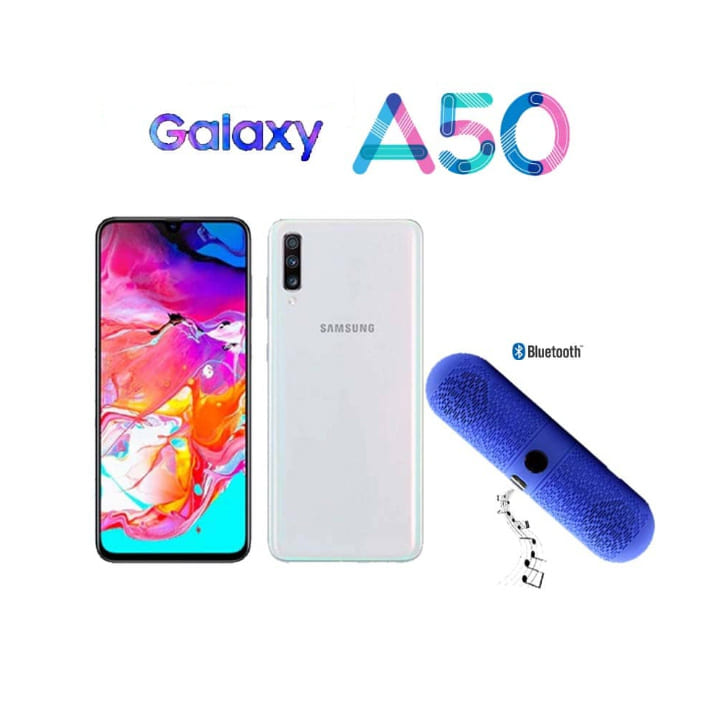 Celular Samsung Galaxy A50 64GB 4Gb Ram- Single sim - Blanco + Bocina
