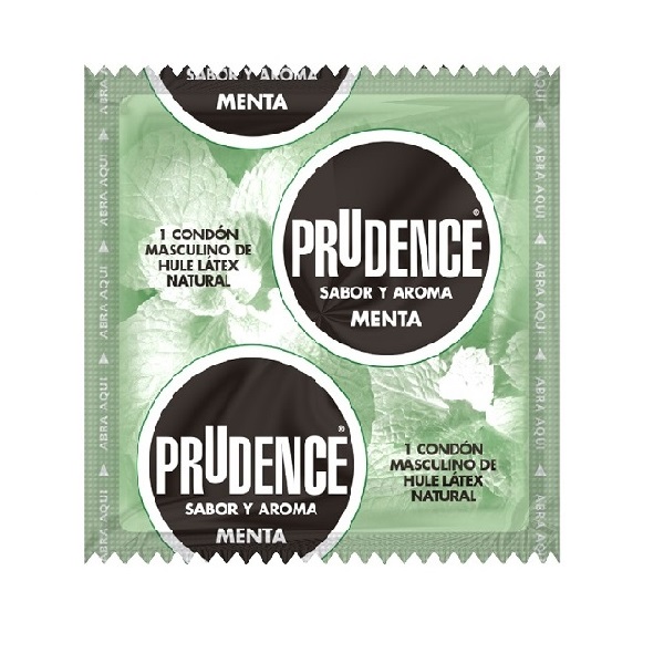 Cartera De 3 Condones Prudence Sabor Y Aroma A Menta