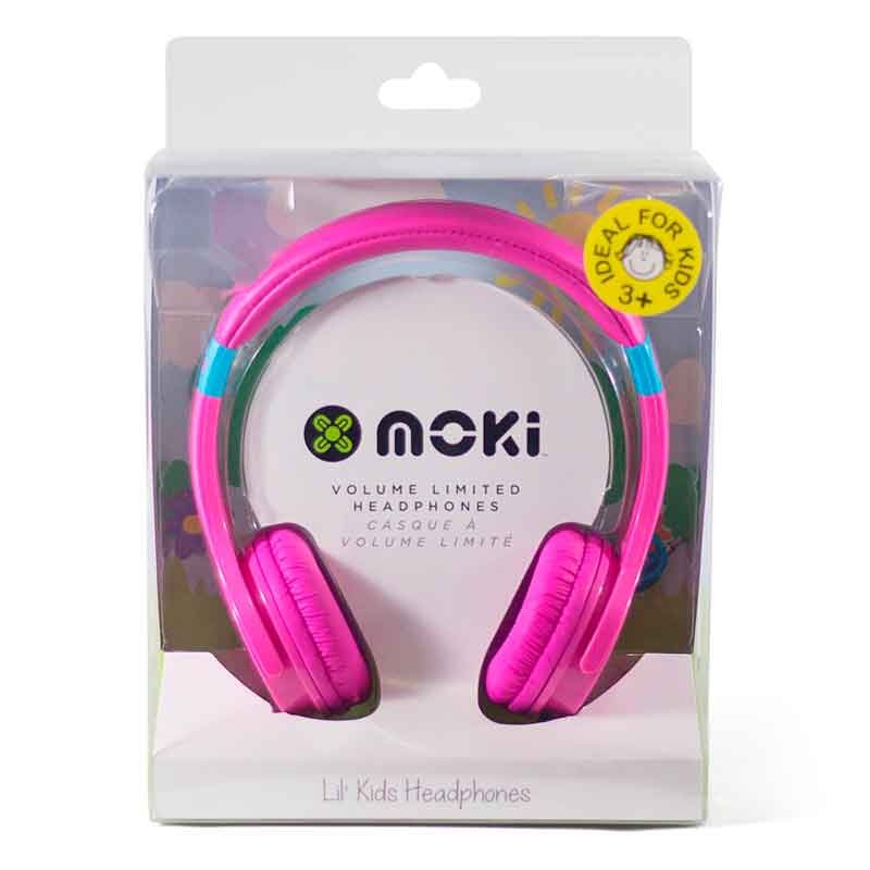 Audífonos de Diadema para Niños Lil Kids Rosa Moki HPLILPK
