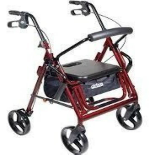 Andadera Rollator Convertible A Silla De Ruedas Drive Medica