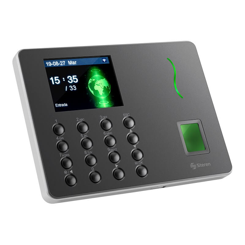 Reloj checador de huella digital con Wi-Fi