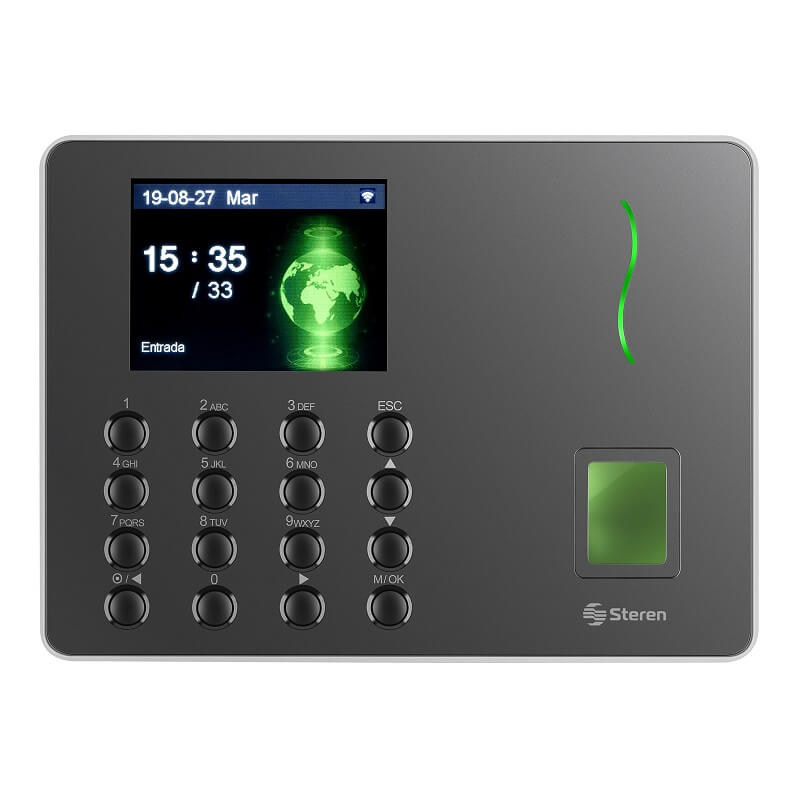 Reloj checador de huella digital con Wi-Fi