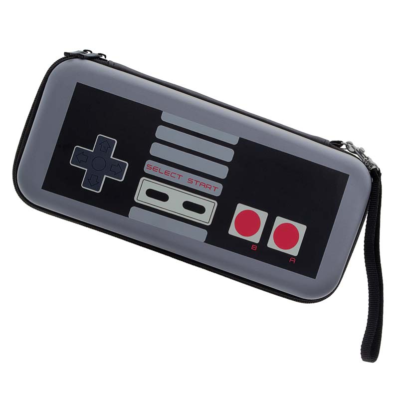 Redlemon Funda Protector Retro Para Nintendo Switch Con Compartimento Para Complementos Y Cartuchos, Resistente A Golpes Y Caídas, Interior Aterciopelado. Estuche Transportador Para Consola.