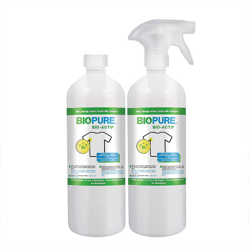 Biopure - Tratamiento para quitar malos olores y manchas en textiles (1 Litro)