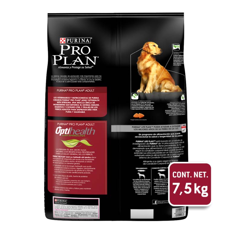 Pro PLan Adulto Raza Mediana 7,5 Kg Optihealth - Alimento para Perro