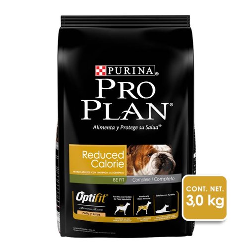 Pro Plan Reduced Calorie 3 Kg OptiFit - Alimento Para Perro Calorias Reducidas