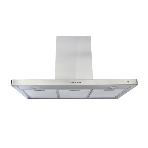 Campana extractora de pared tipo T en acero inoxidable SUPRA TORINO de 90 cm