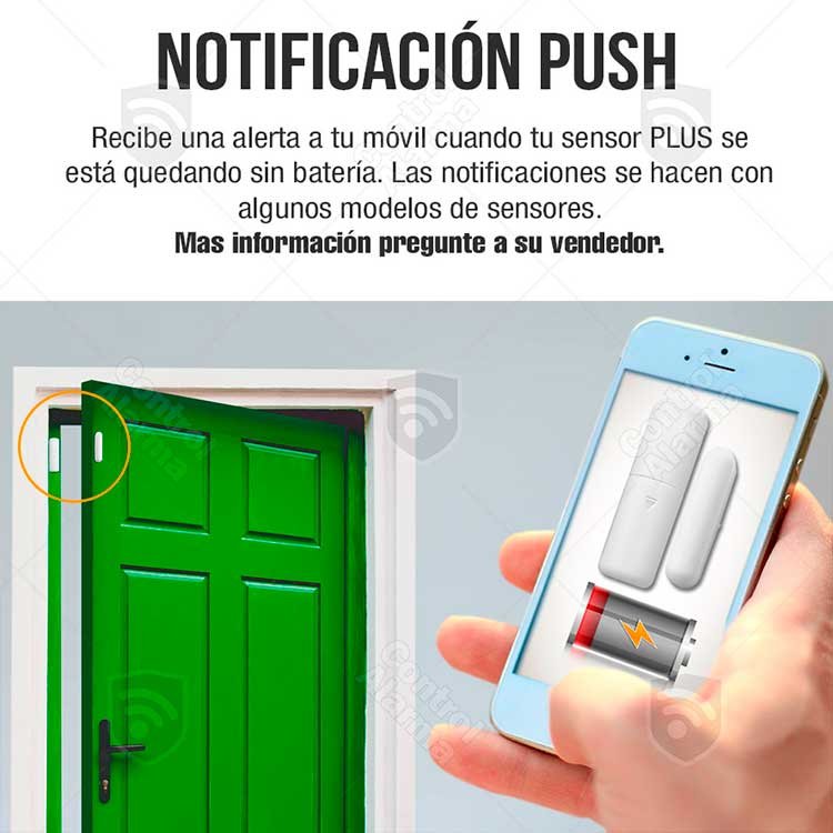 Wifi Kit 9  Alarma Touch Blanca Triple Tecnologia GSM Cel Inalambrica Seguridad Casa Vecinal Negocio