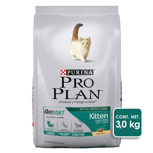 Alimento para Gato Pro Plan Kitten 3 Kg Optistart- Alimento Para Gato Cachorro