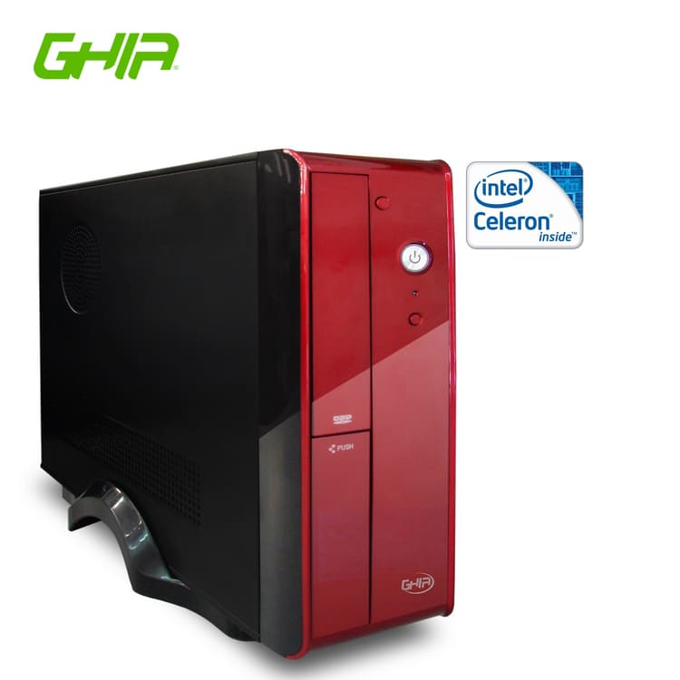 Computadora Ghia /DVD+RW - Windows 10 Home /Celeron/Quad core j1900/1.99-2.4ghz/4gb/500gb/n + Mouse y Teclado