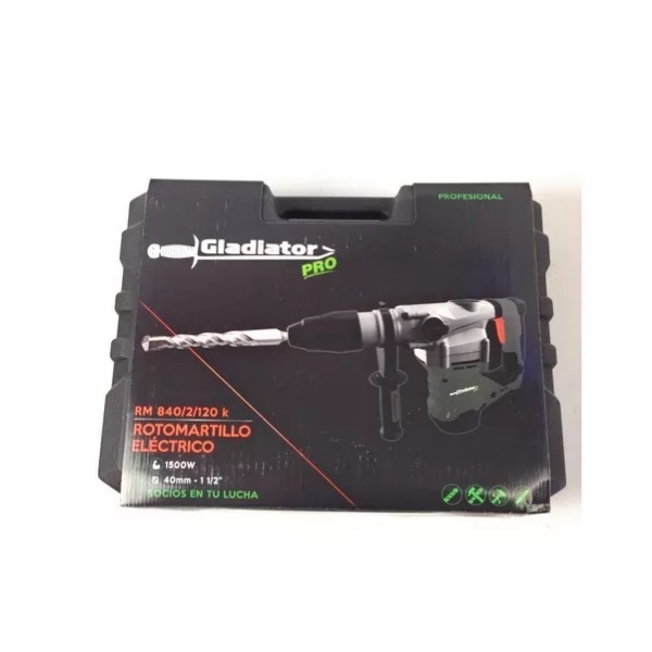 Rotomartillo Eléctrico Sds Max  Rm 840/2/120 Gladiador Pro