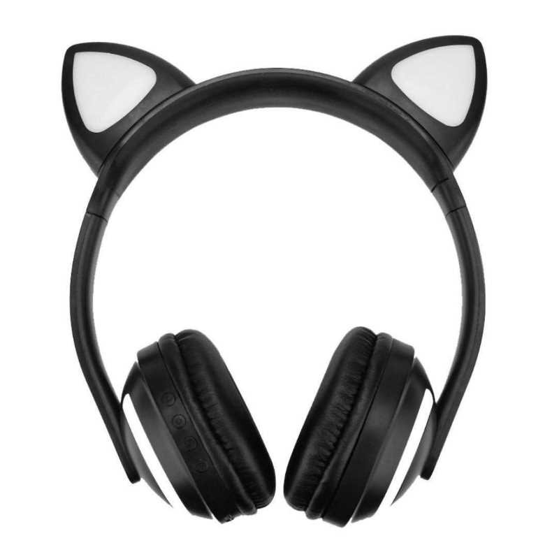 Audifonos  bluetooth de orejas de gato con luces led Gadgets & Fun