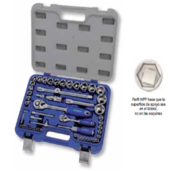 Autocle de 1/4 y 1/2 58 pzs Irimo by Snap-On