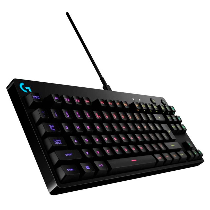TECLADO LOGITECH G PRO MECANICO USB RGB SIN NUMERICO ALAMBRICO 920-008294