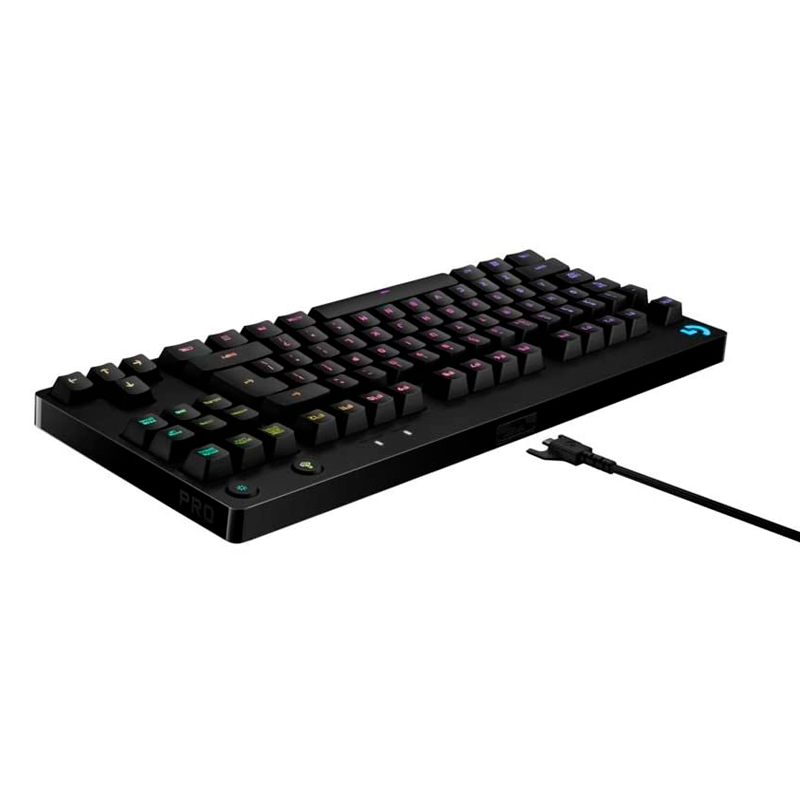 TECLADO LOGITECH G PRO MECANICO USB RGB SIN NUMERICO ALAMBRICO 920-008294