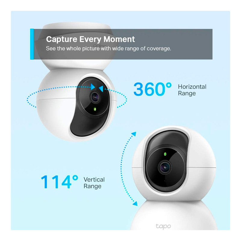 CAMARA DE SEGURIDAD TP-LINK TAPO C200 PARA HOGAR PANORAMICA 1080P FULL HD