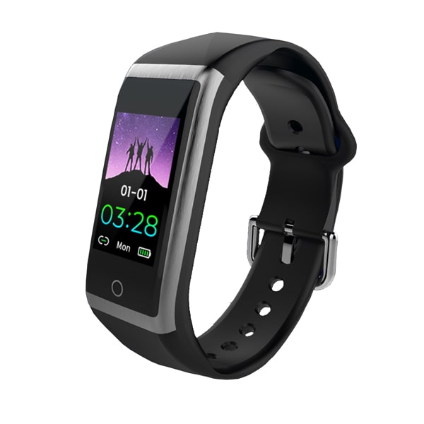 Banda Inteligente Fitness A Prueba De Agua Con Tracker - Zeta - Black