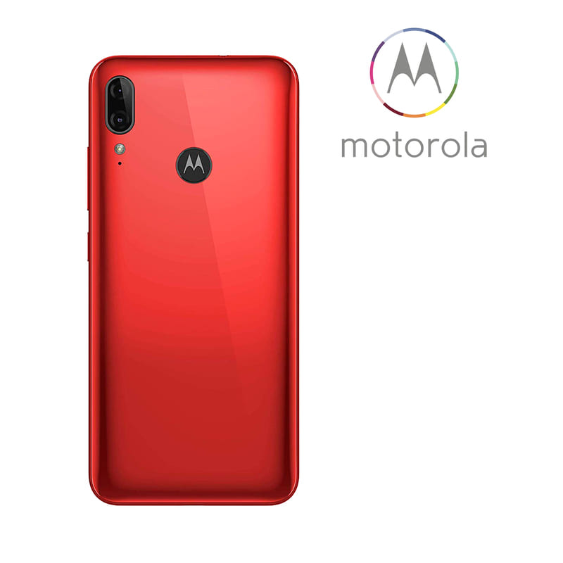 Celular Motorola Moto E6 Plus 32GB Dual Sim Cámara Dual 6.1" - Cherry