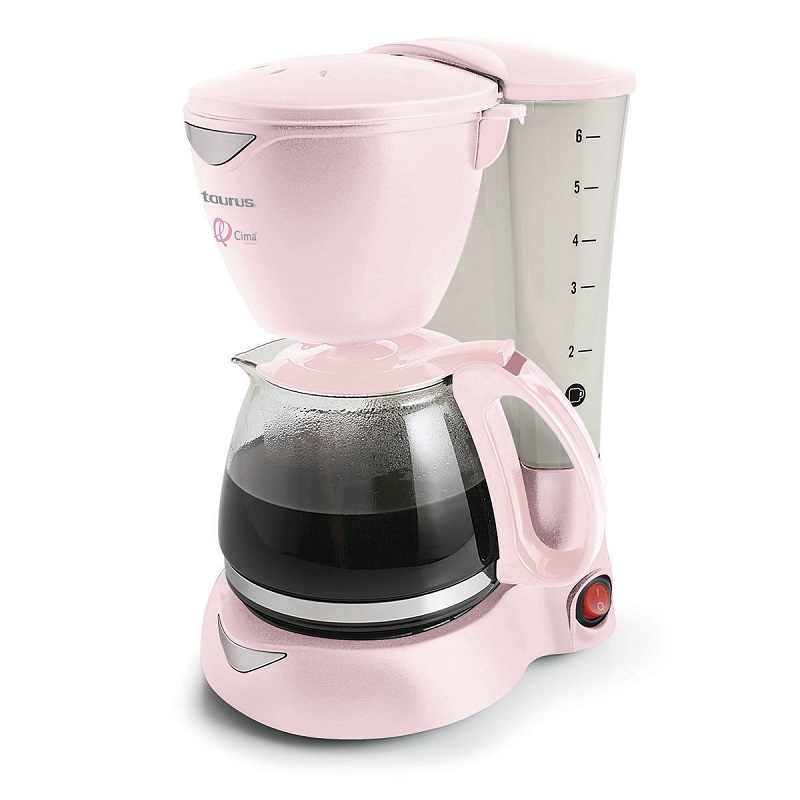 Cafetera de Goteo Taurus C6T-RIBBON 6 Tazas Rosa