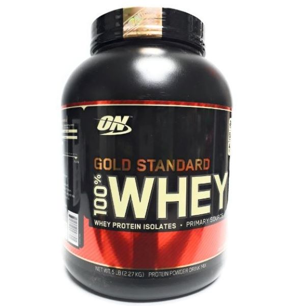 Proteína Gold Standard 100 Whey con 5 libras sabor a Rocky Road