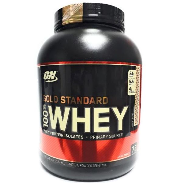 Proteína Gold Standard 100% Whey con 5 libras sabor a Rocky Road