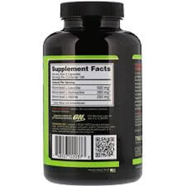 ON BCAA 1000 MG 60 CAPS Constructor de musculo
