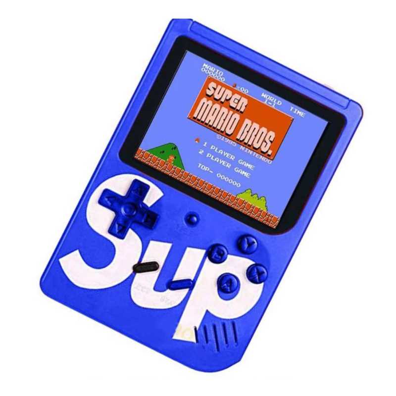 Consola Sup Azul Mas De 400 Juegos Retro En Español