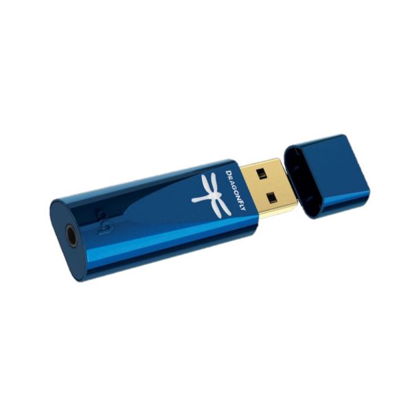 Convertidor de Audio Digital AUDIOQUEST DRAGON FLY COBALT Salida De 2.1V adaptador USB-A a USB-C