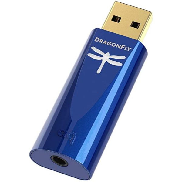 Convertidor de Audio Digital AUDIOQUEST DRAGON FLY COBALT Salida De 2.1V adaptador USB-A a USB-C