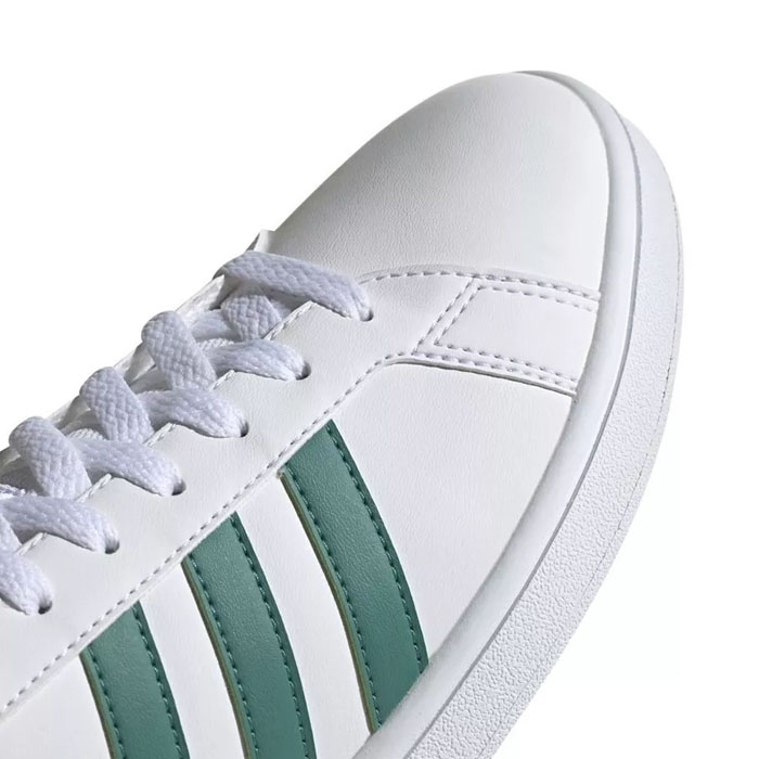 Tenis ADIDAS Hombre GRAND COURT BASE Blanco Verde