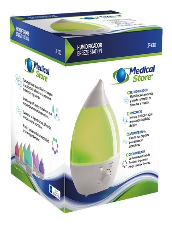 Difusor y Humificador Ultrasonico Aroma Terapia Marca Medical Store