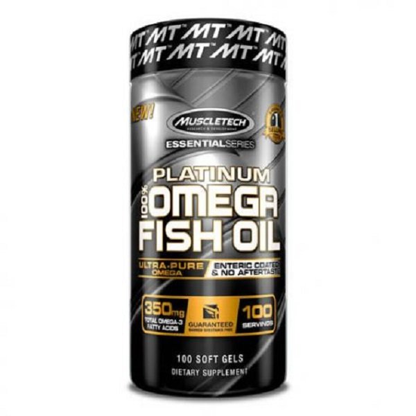 Platinum 100% Fish Oil 100 Capsulas Omega 3 + Aceite Pescado