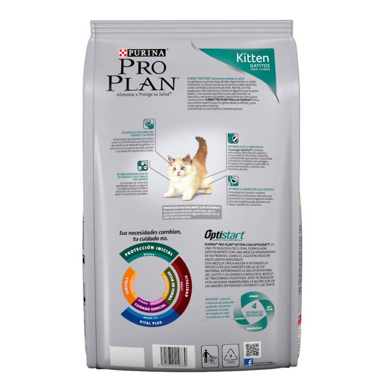 Alimento para Gato Pro Plan Kitten 1,5 Kg Optistart- Alimento Para Gato Cachorro
