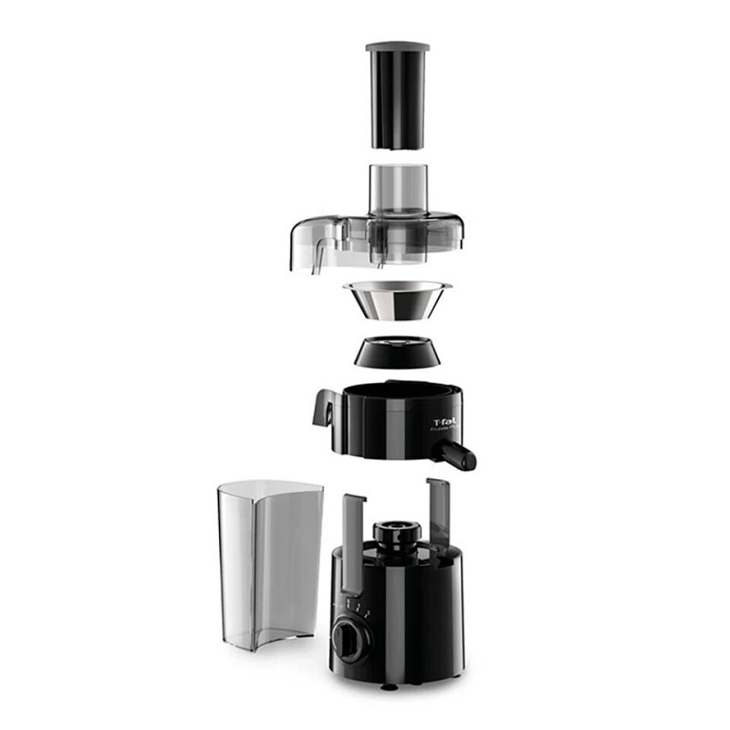 Extractor de Jugos T-Fal ZE3708MX Plus Frutelia Negro